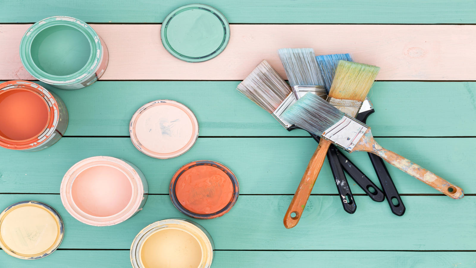Roarty Painting showcases top paint colors to make your home look more expensive with vibrant cans and brushes perfect for DIY upgrades.